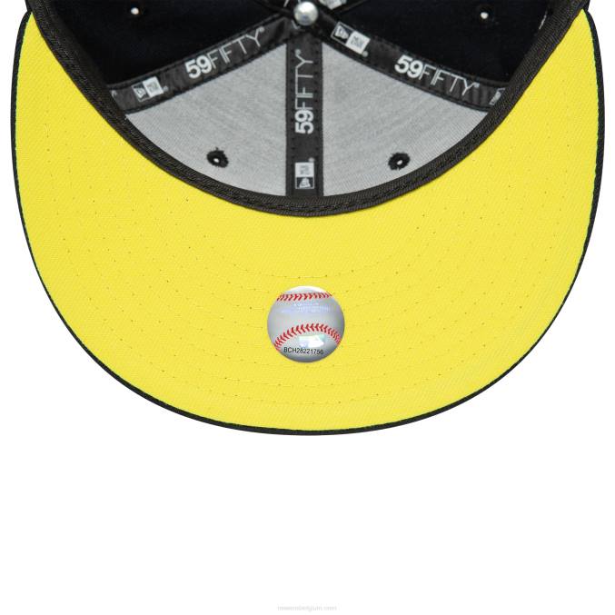 New Era New York Yankees American League Stadium Navy 59fifty getailleerde pet BT241343