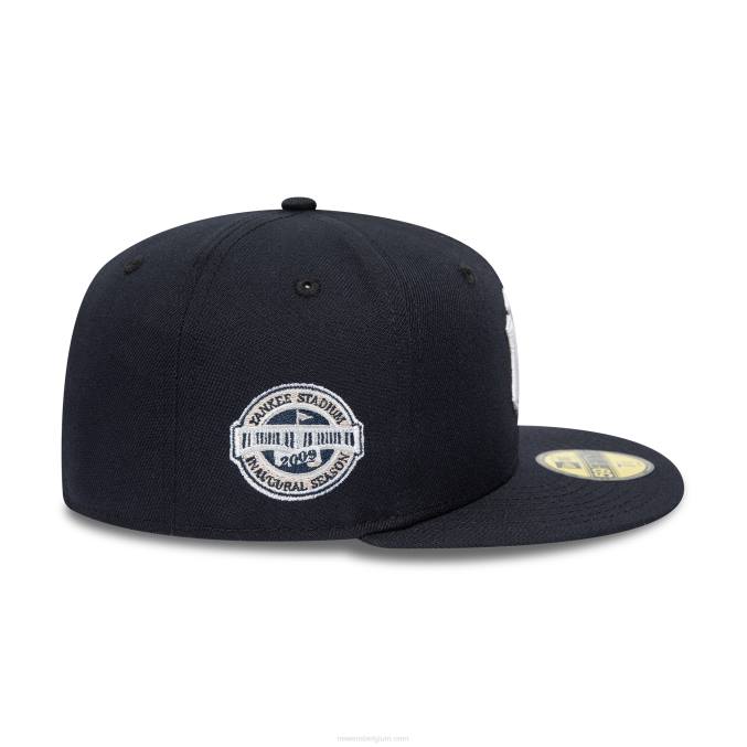 New Era New York Yankees American League Stadium Navy 59fifty getailleerde pet BT241343