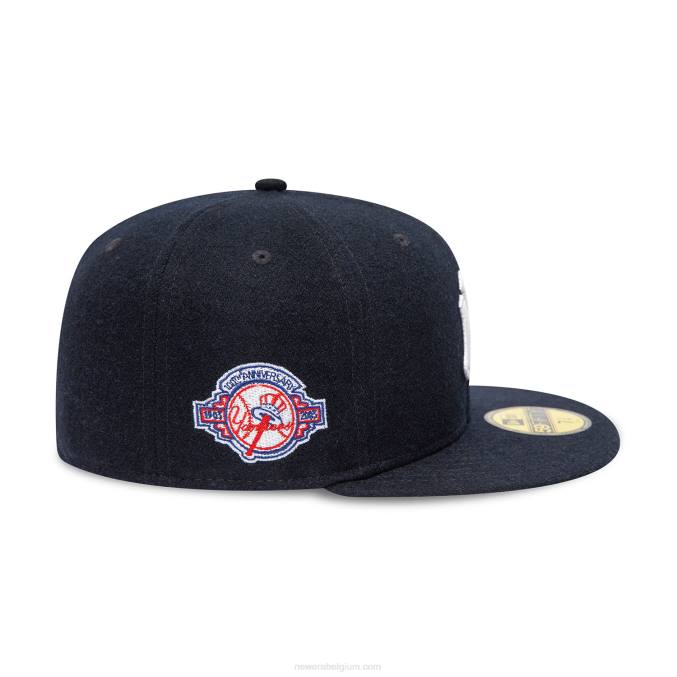 New Era New York Yankees Anniversary Wool Navy 59fifty fitted cap BT24206