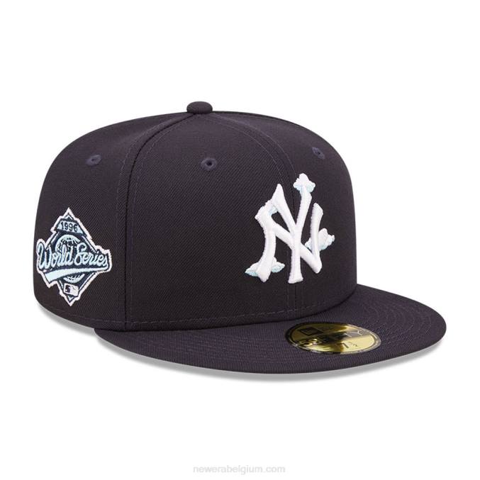 New Era New York Yankees Comic Cloud Navy 59fifty getailleerde pet BT241205