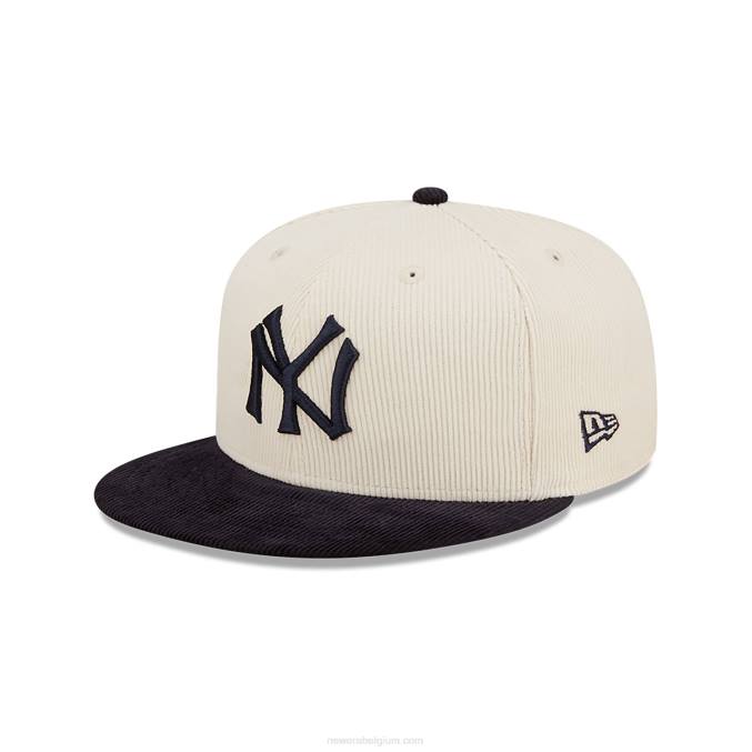 New Era New York Yankees Cooperstown witte 59fifty pet BT24286