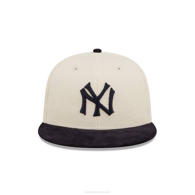 New Era New York Yankees Cooperstown witte 59fifty pet BT24286