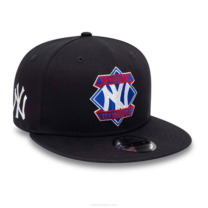 New Era New York Yankees Diamond Patch marineblauwe 9fifty snapback-pet BT241865
