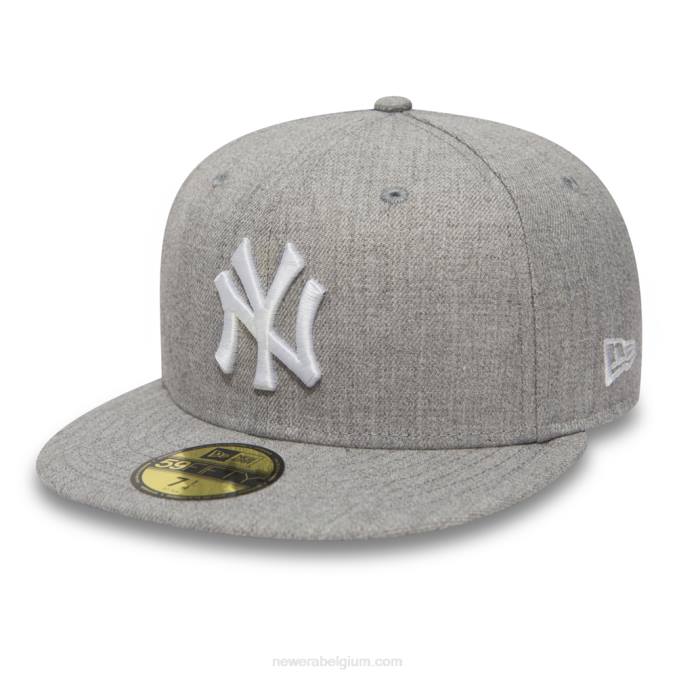 New Era New York Yankees Essential Heather Grey 59Fifty Cap BT241273