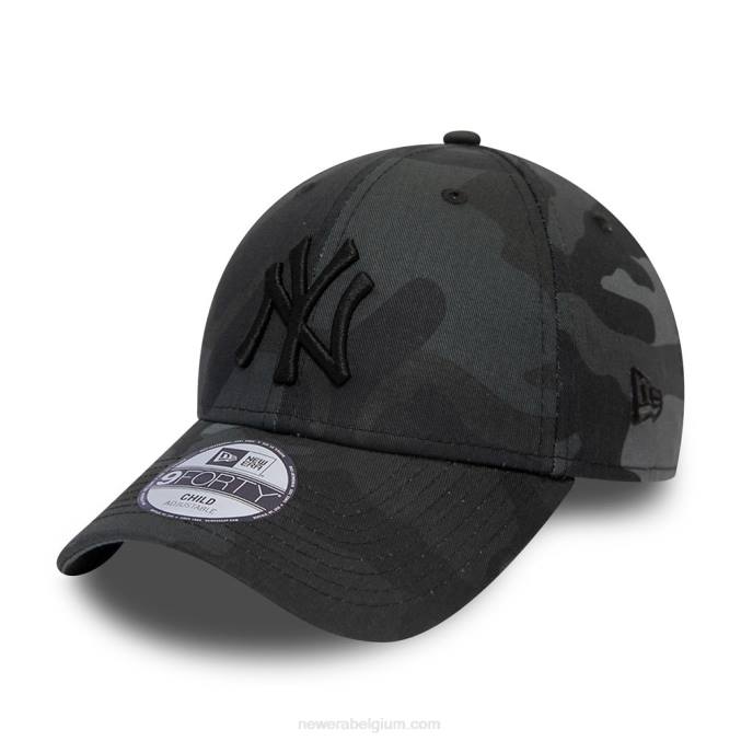 New Era New York Yankees Kids grijze camo 9forty cap BT241705