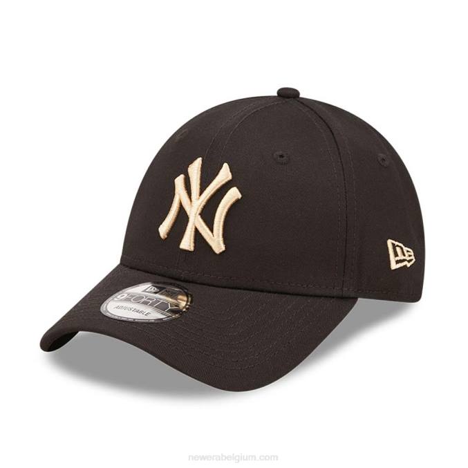 New Era New York Yankees League Essential Black 9Forty verstelbare pet BT241763
