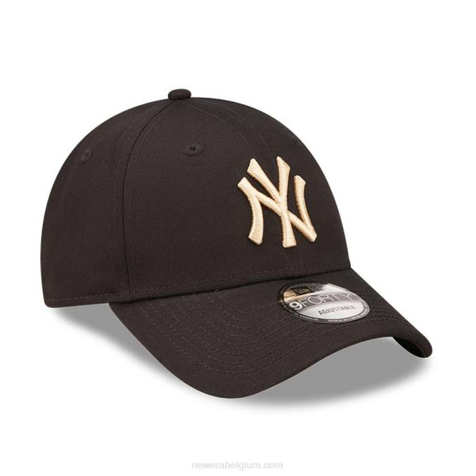 New Era New York Yankees League Essential Black 9Forty verstelbare pet BT241763