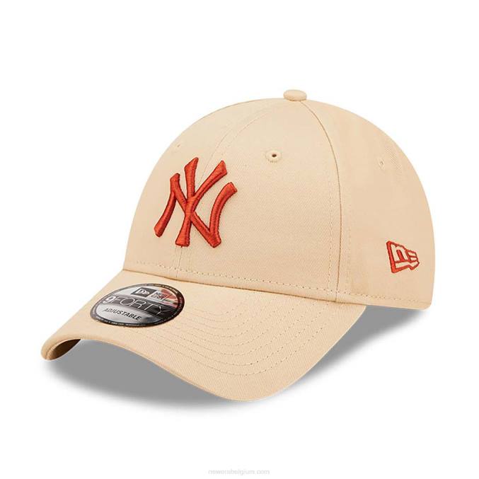 New Era New York Yankees League Essential Stone 9Forty verstelbare pet BT241617