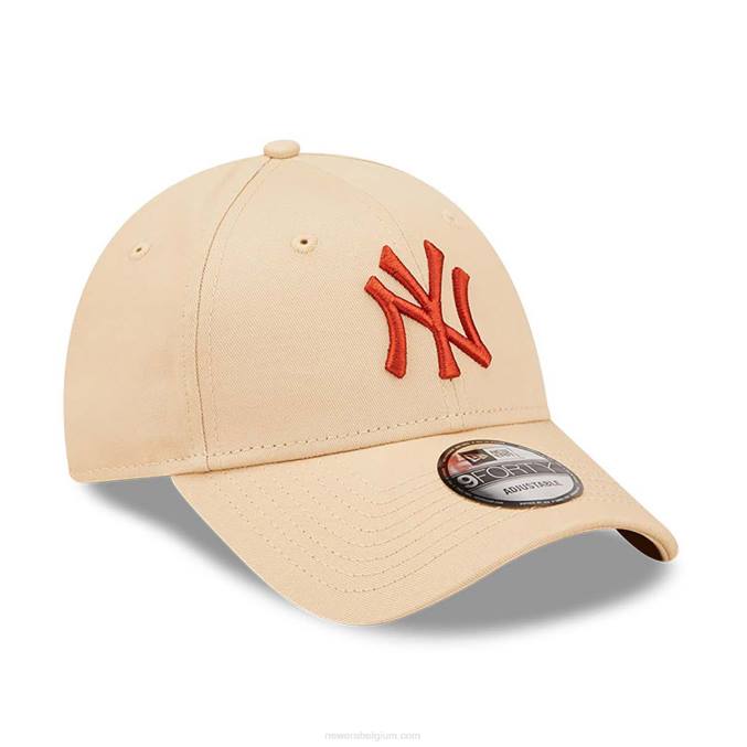 New Era New York Yankees League Essential Stone 9Forty verstelbare pet BT241617