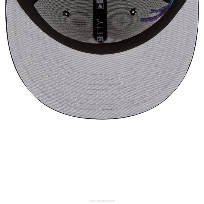 New Era New York Yankees MLB Blooming Navy 59fifty getailleerde pet BT24218