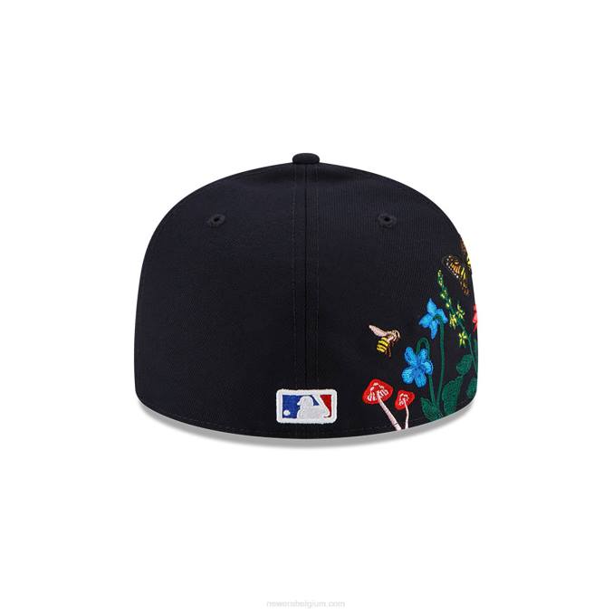New Era New York Yankees MLB Blooming Navy 59fifty getailleerde pet BT24218