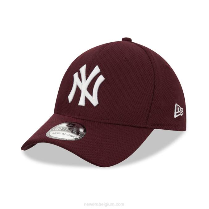 New Era New York Yankees Maroon 39Thirty cap BT242173