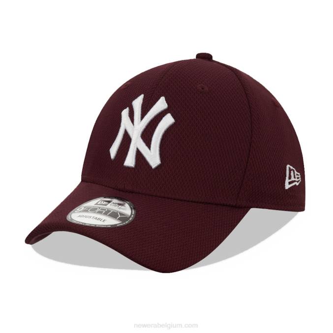 New Era New York Yankees Maroon 9Forty cap BT241486