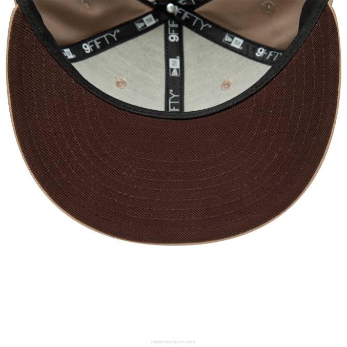 New Era New York Yankees Mushroom patch lichtbruine 9fifty snapback pet BT241839