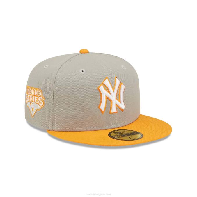 New Era New York Yankees Orange Soda Grey 59fifty getailleerde pet BT24633