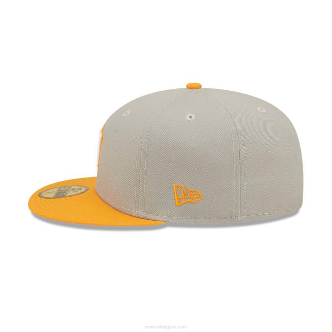 New Era New York Yankees Orange Soda Grey 59fifty getailleerde pet BT24633