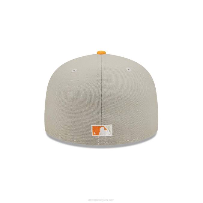 New Era New York Yankees Orange Soda Grey 59fifty getailleerde pet BT24633