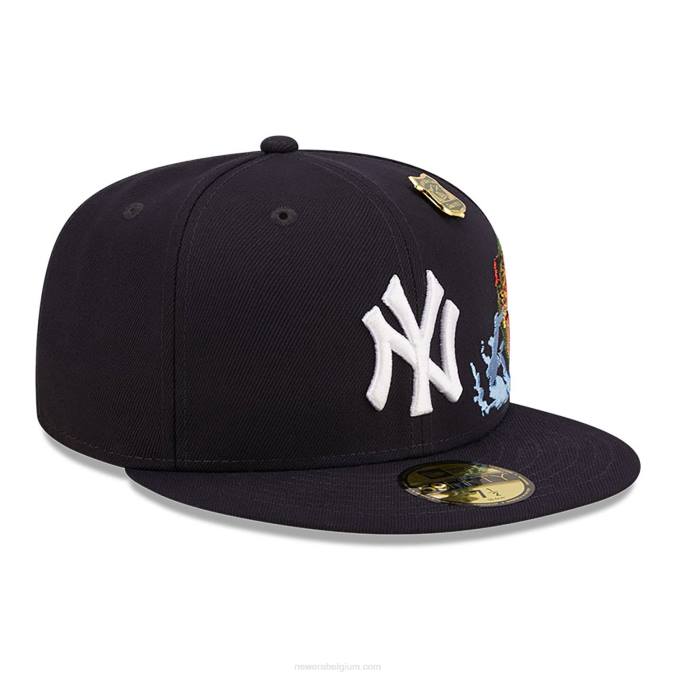 New Era New York Yankees State Park marineblauwe 59fifty pet BT241247