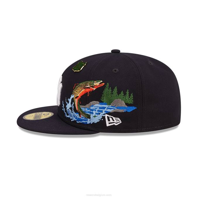 New Era New York Yankees State Park marineblauwe 59fifty pet BT241247
