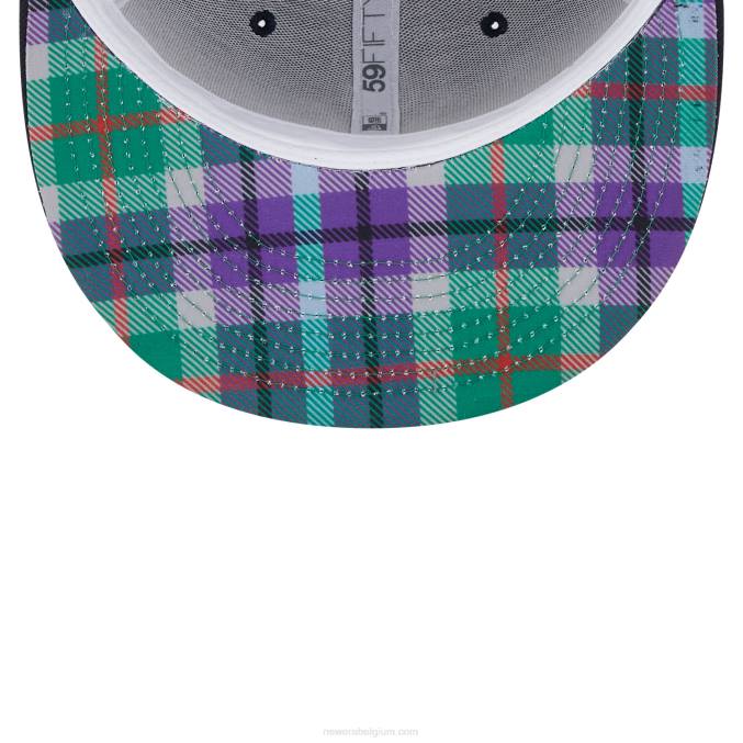 New Era New York Yankees State tartan marine 59fifty pet BT24754