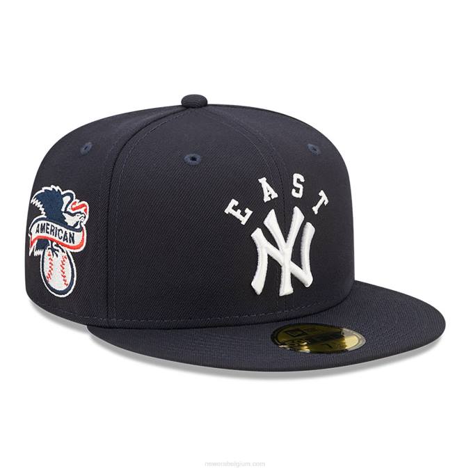 New Era New York Yankees Team League blauwe 59fifty pet BT241164
