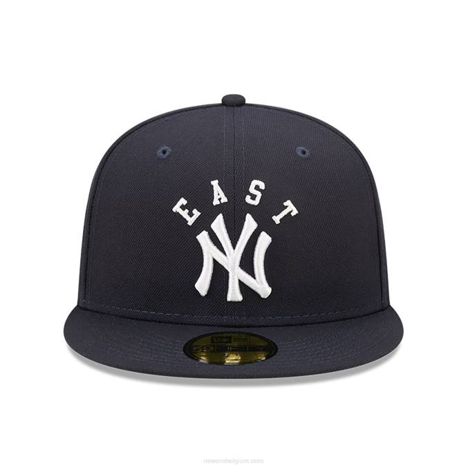 New Era New York Yankees Team League blauwe 59fifty pet BT241164