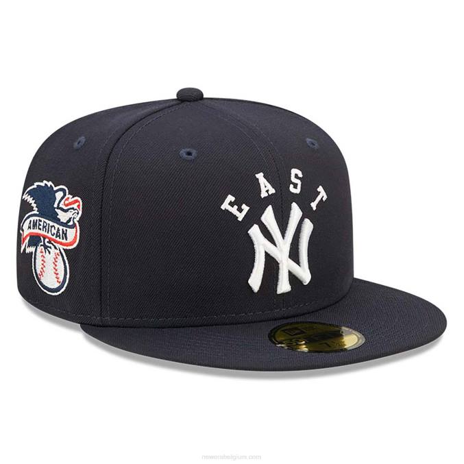 New Era New York Yankees Team League blauwe 59fifty pet BT241164