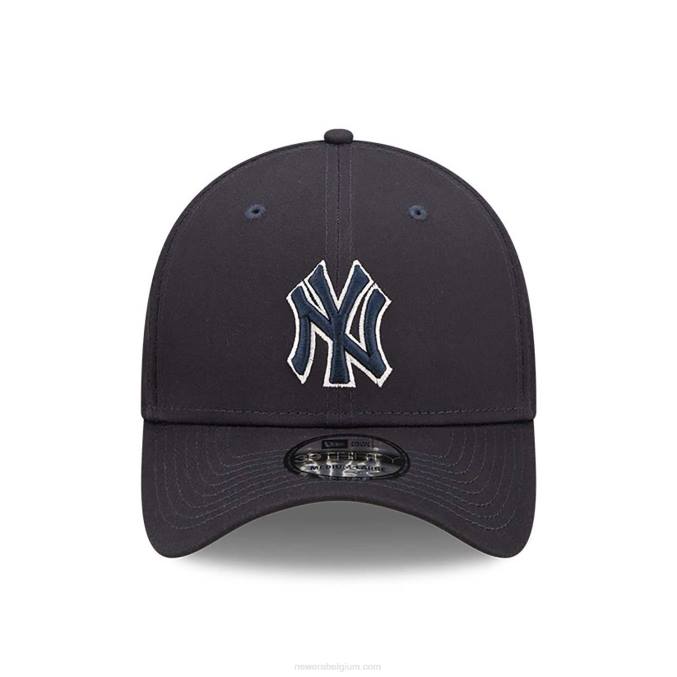New Era New York Yankees Team Outline Navy 39Thirty Stretch Fit Cap BT242205