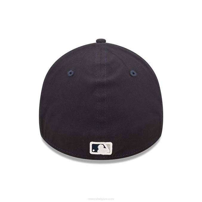 New Era New York Yankees Team Outline Navy 39Thirty Stretch Fit Cap BT242205