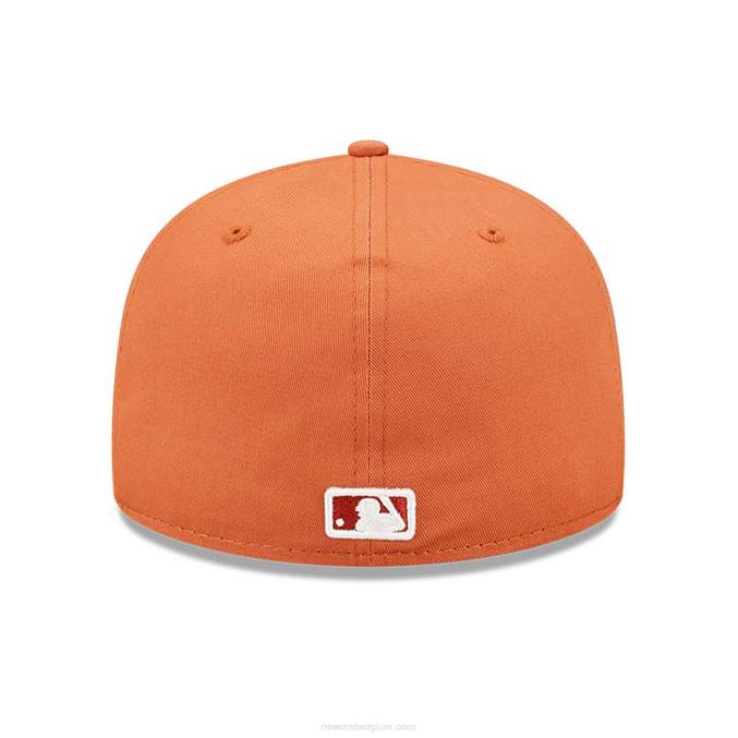 New Era New York Yankees Team Outline medium bruine 59fifty pet BT2414