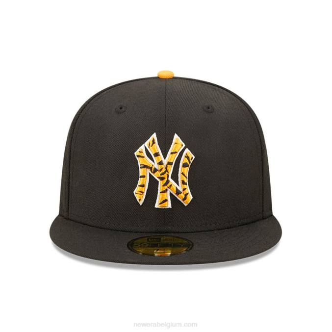 New Era New York Yankees Tiger Fill zwarte 59fifty pet BT24306