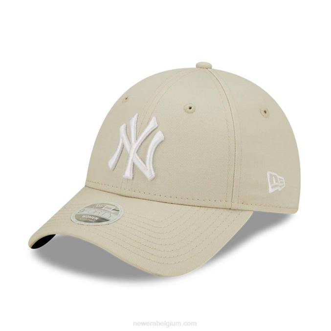 New Era New York Yankees Womens League Essential lichtbeige 9forty verstelbare pet BT241680