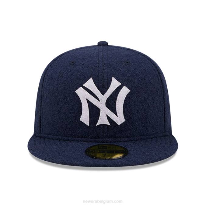 New Era New York Yankees Wool Navy 59fifty getailleerde pet BT24359
