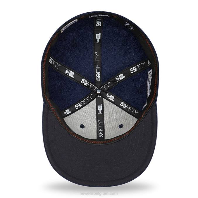 New Era New York Yankees Wool Navy 59fifty getailleerde pet BT24359