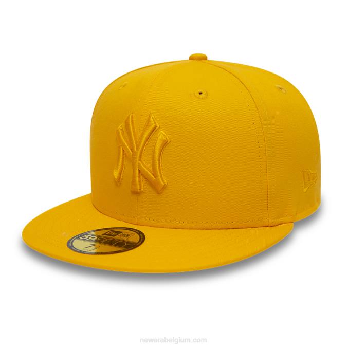 New Era New York Yankees World Series ton-sur-ton donkergele 59fifty pet BT24238