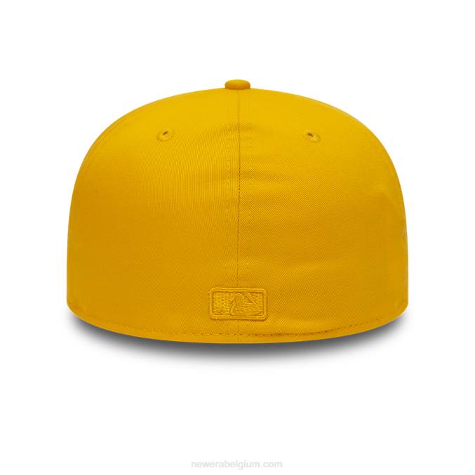 New Era New York Yankees World Series ton-sur-ton donkergele 59fifty pet BT24238