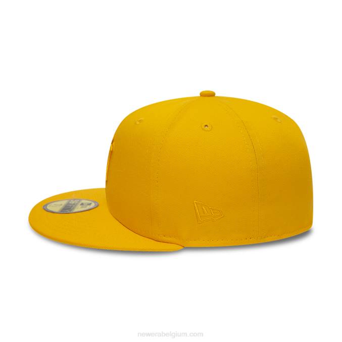 New Era New York Yankees World Series ton-sur-ton donkergele 59fifty pet BT24238