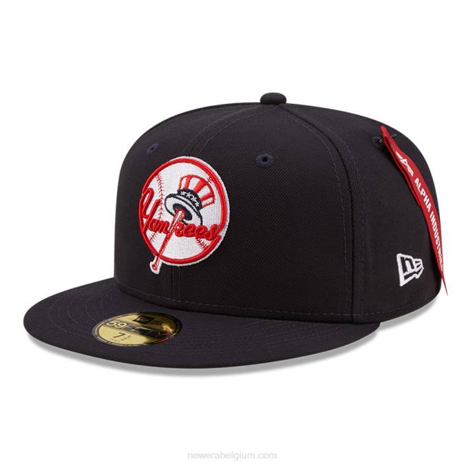 New Era New York Yankees X Alpha Industries Navy 59Fifty Cap BT24786