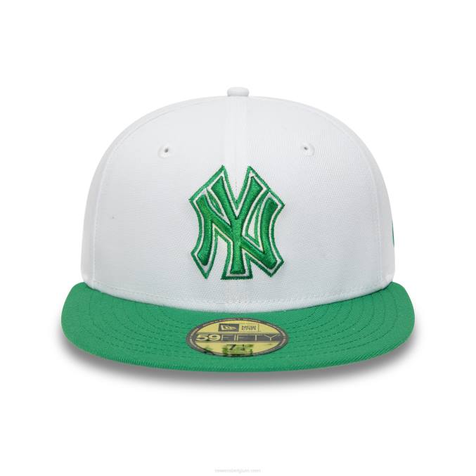 New Era New York Yankees allerlei witte 59fifty pet BT241056