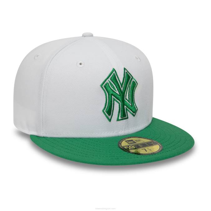 New Era New York Yankees allerlei witte 59fifty pet BT241056