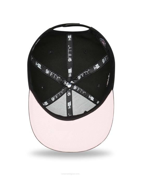 New Era New York Yankees appel zwarte 9fifty snapback pet BT242076