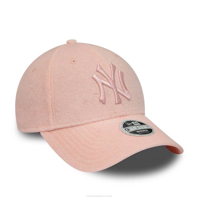 New Era New York Yankees badstof roze 9forty verstelbare pet voor dames BT241743