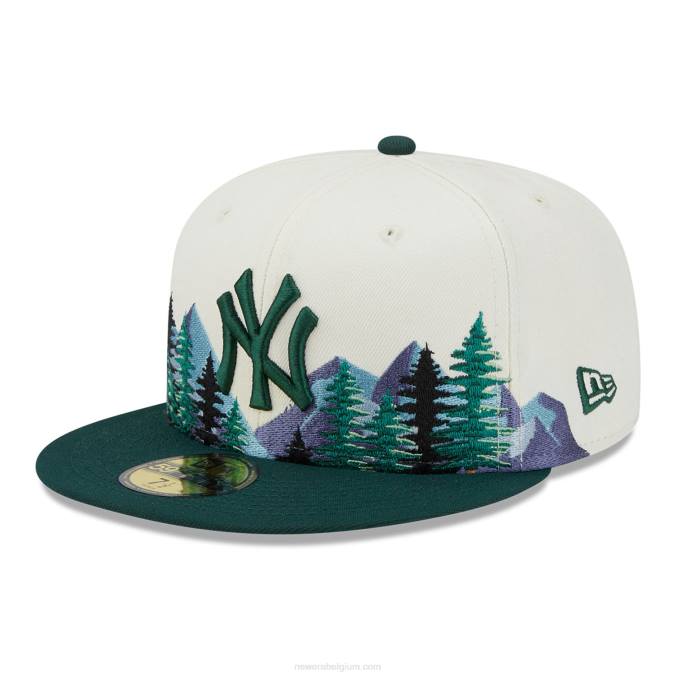 New Era New York Yankees buiten wit 59fifty uitgerust BT24143
