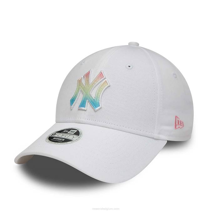New Era New York Yankees dames ombre infill witte 9forty verstelbare pet BT241644