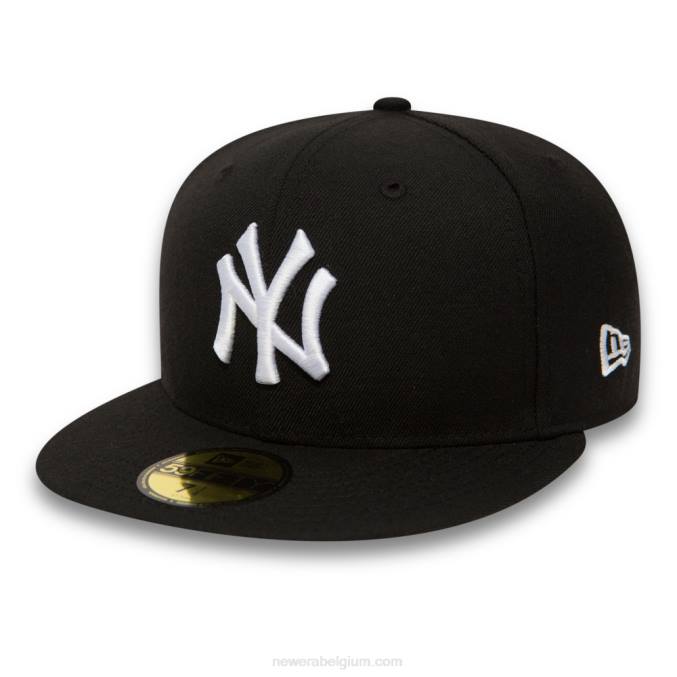 New Era New York Yankees essentiële zwarte 59fifty pet BT2456