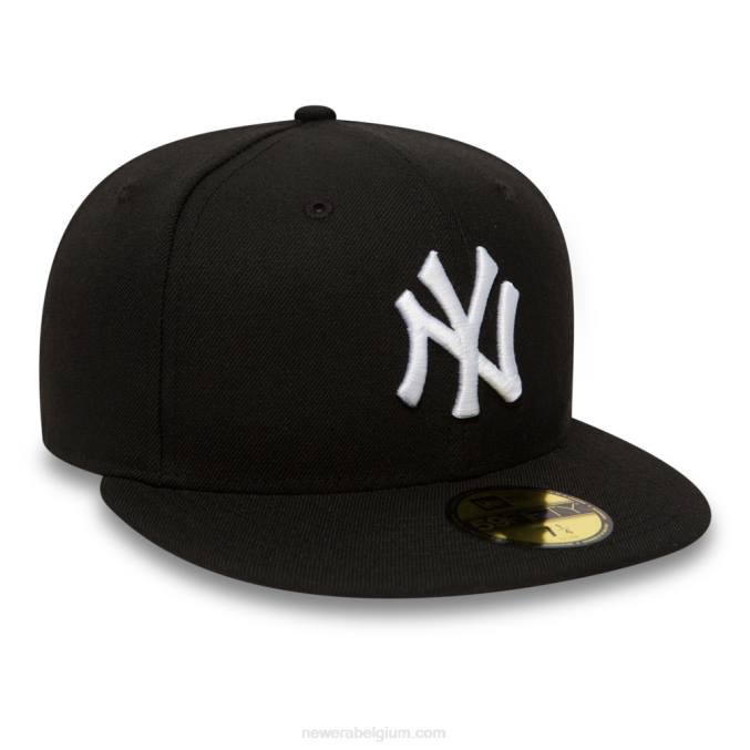 New Era New York Yankees essentiële zwarte 59fifty pet BT2456