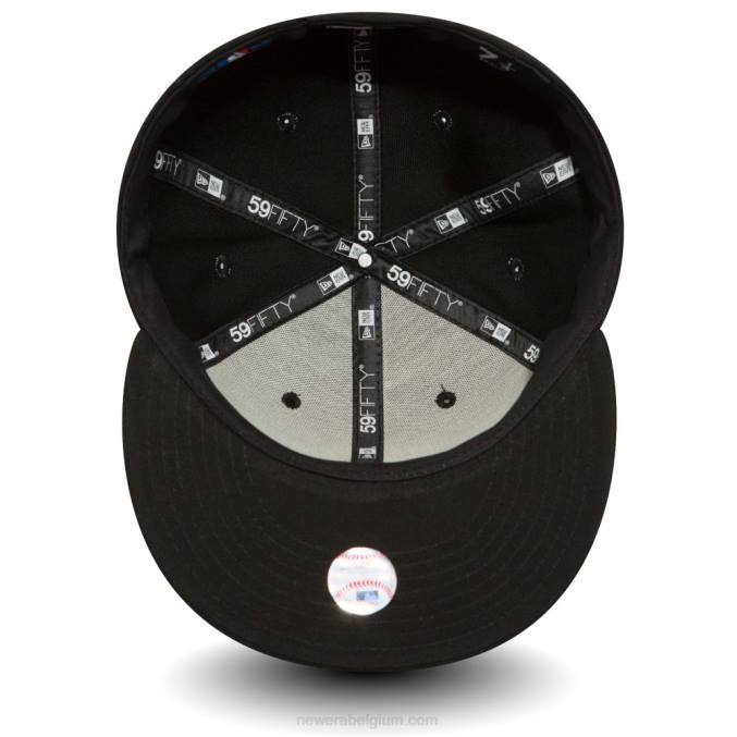 New Era New York Yankees essentiële zwarte 59fifty pet BT2456