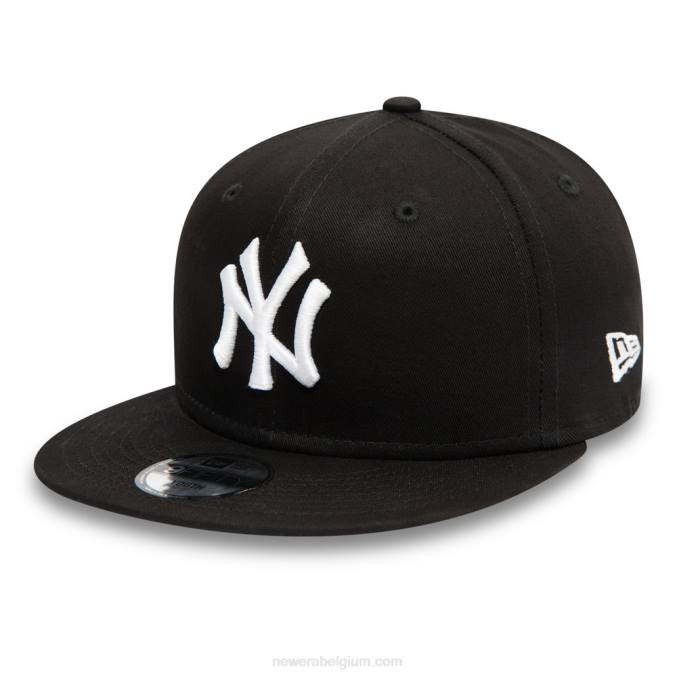 New Era New York Yankees essentiële zwarte 9fifty pet voor jongeren BT242134