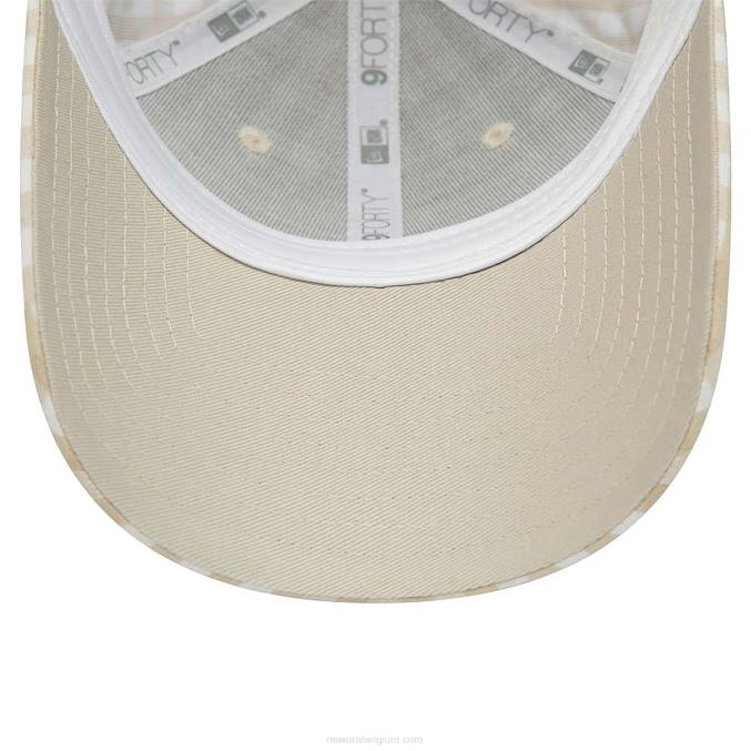 New Era New York Yankees gingham stone 9forty verstelbare pet voor dames BT241629