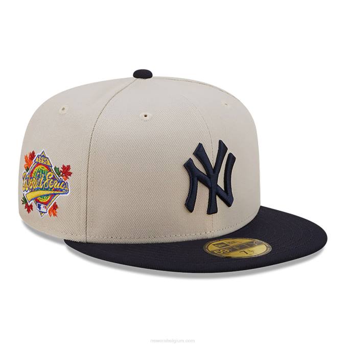 New Era New York Yankees herfst klassieke witte 59fifty pet BT24654